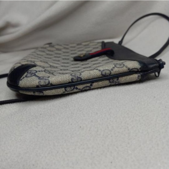 Authentic Vintage Gucci GG Monogram Supreme Sherry Web Ophidia Clutch Crossbody - Picture 5 of 11